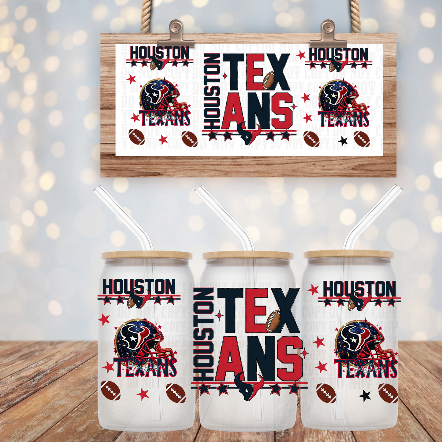 2025 STACKED FOOTBALL PRO BUNDLE UV DTF CUP WRAP-Shop Exclusive