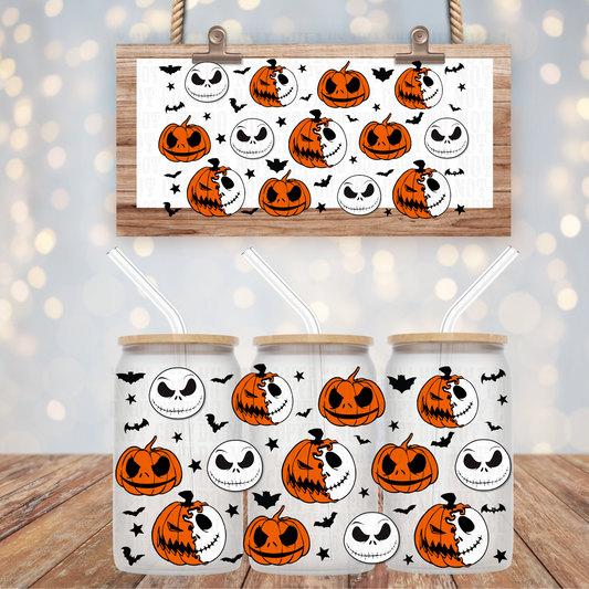 JACKIE PUMKINS UV DTF CUP WRAP