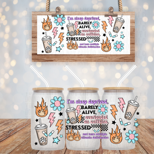 BARELY ALIVE UV DTF CUP WRAP