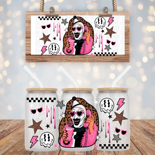 PINK HORROR BUNDLE UV DTF CUP WRAP- SHOP EXCLUSIVE BY CIERA