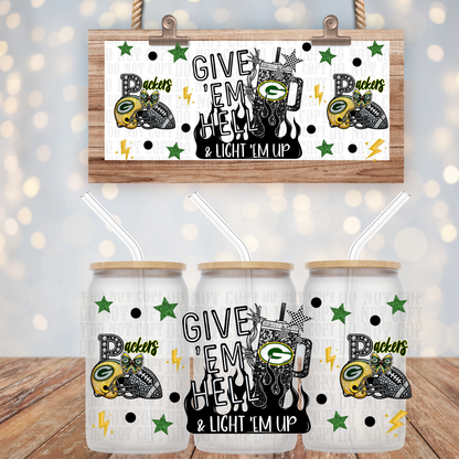 Wildcard Football Bundle UV DTF CUP WRAP