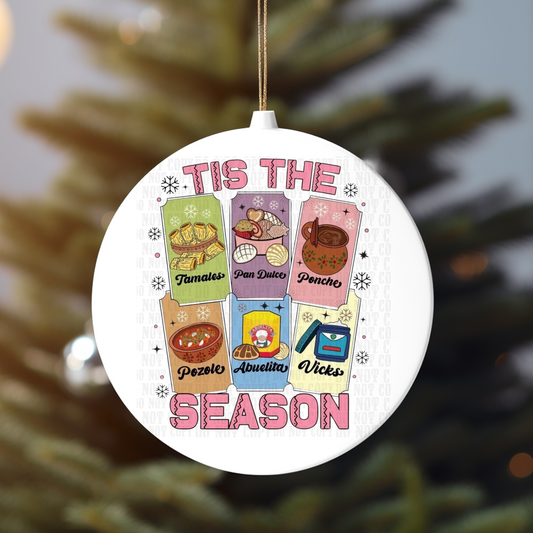 MEXICAN SNACKS SEASON ORNAMENT UV DTF DECAL