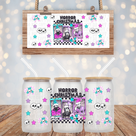HORROR CHRISTMAS UV DTF CUP WRAP - SHOP EXCLUSIVE BY LILLY