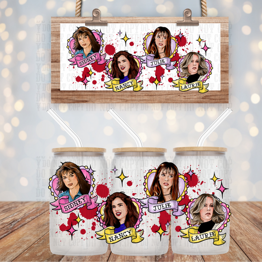 SCREAM QUEENS UV DTF CUP WRAP