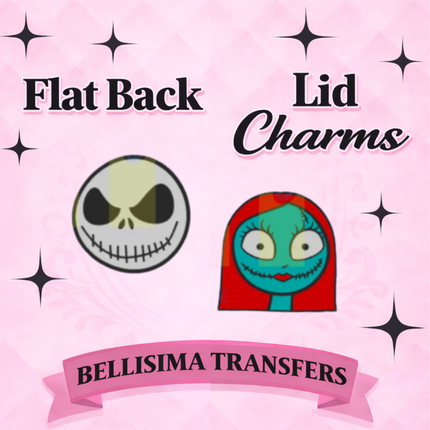 BIEN BEE CEE  Flat Back Lid Charms