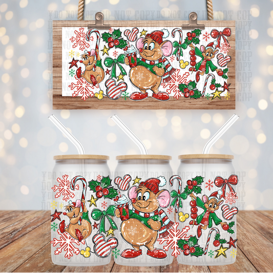 HOLIDAY RAT  UV DTF CUP WRAP