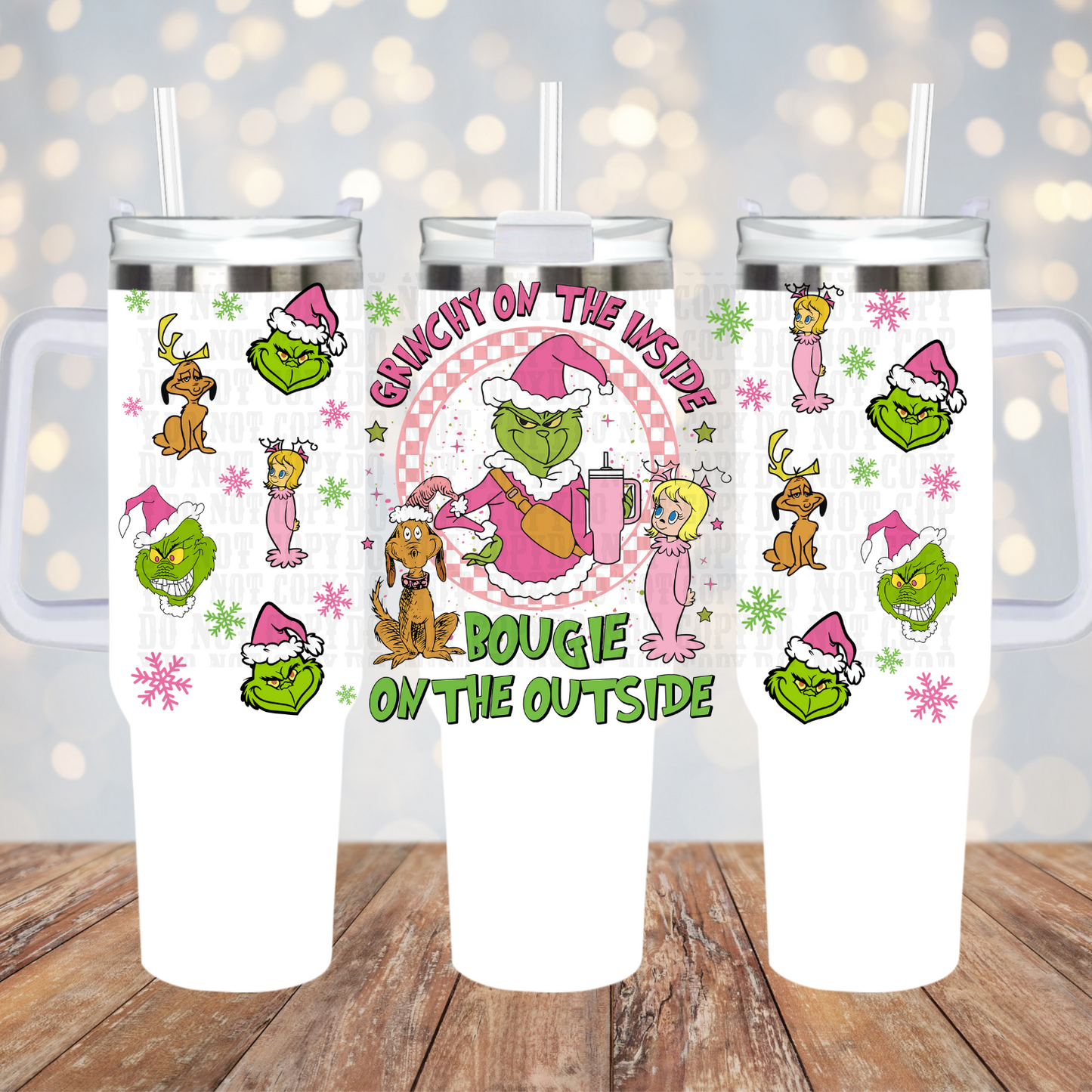 40oz BOUJEE ON THE OUTSIDE UV DTF CUP WRAP