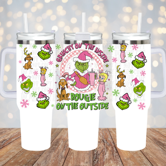 40oz BOUJEE ON THE OUTSIDE UV DTF CUP WRAP