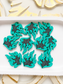 NEON FLAME CHARMS Flat Back Lid Charms