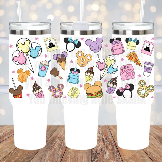 40oz SNACKS UV DTF Cup Wrap