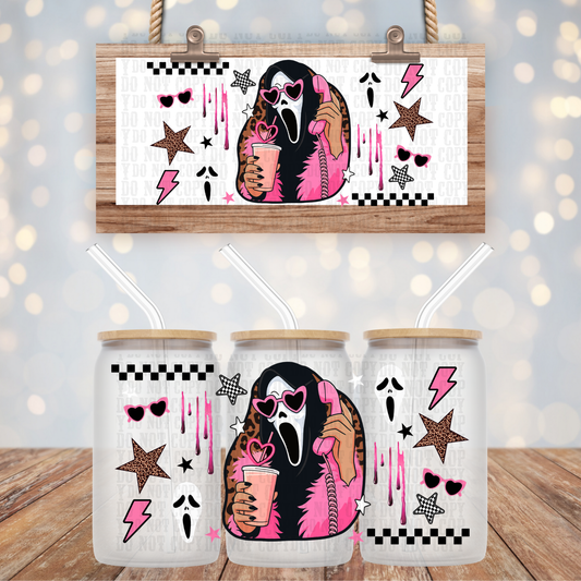 PINK HORROR BUNDLE UV DTF CUP WRAP- SHOP EXCLUSIVE BY CIERA