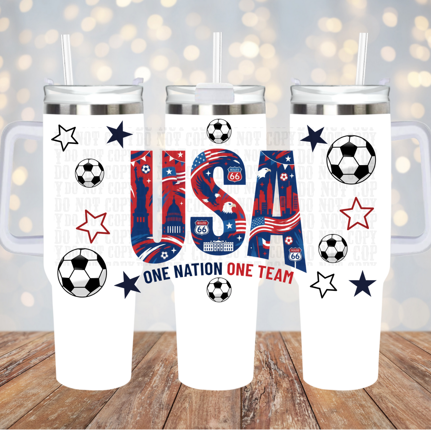 SOCCER WORLD CUP BUNDLE UV DTF CUP WRAP