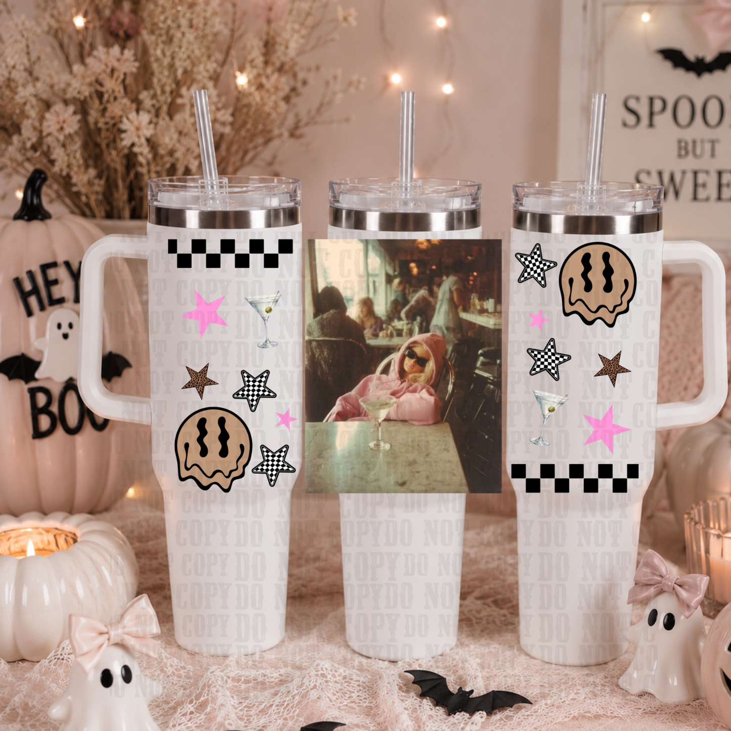 40oz REGRETS  UV DTF CUP WRAP- SHOP EXCLUSIVE BY CIERA