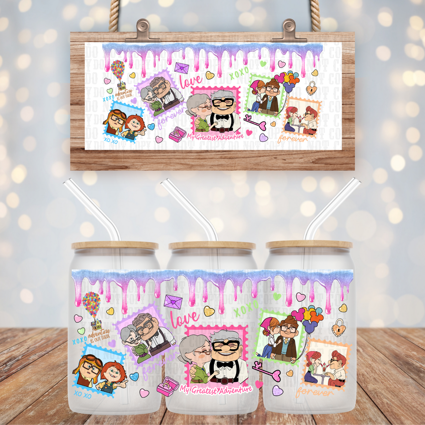 UP LOVE UV DTF CUP WRAP