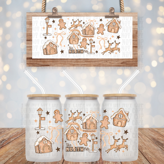 GINGY HOUSES UV DTF CUP WRAP