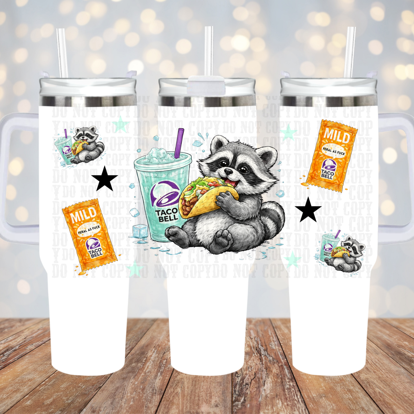 40oz FERAL TB COON -SHOP EXCLUSIVE BY CIERRA
