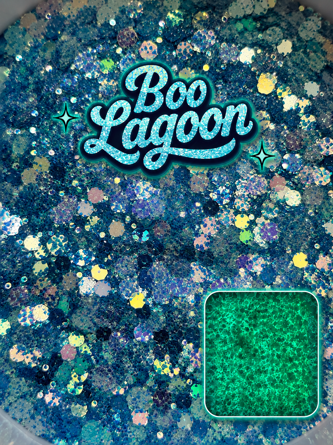 BOO LAGOON  CHUNKY  MIX GLOW GLITTER