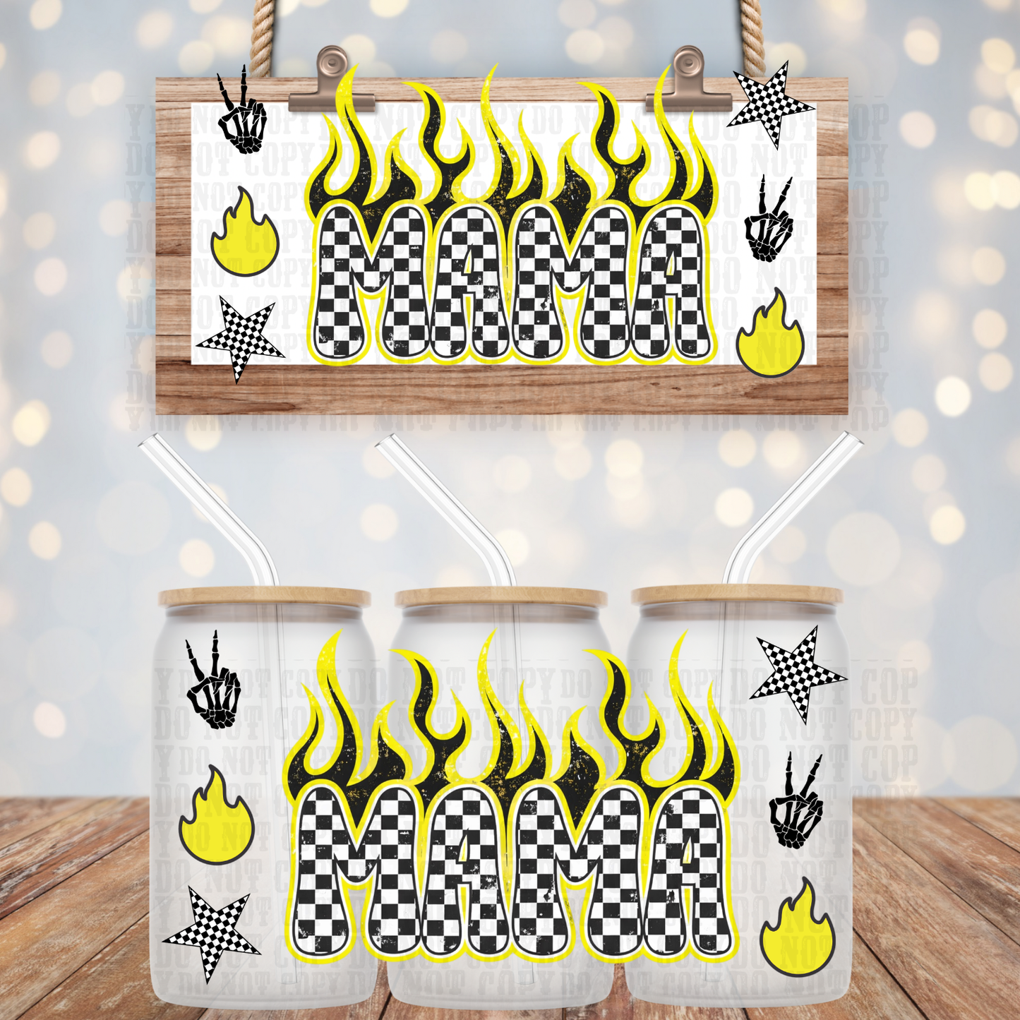 NEON MAMA BUNDLE UV DTF CUP WRAP - SHOP EXCLUSIVE BY CIERRA