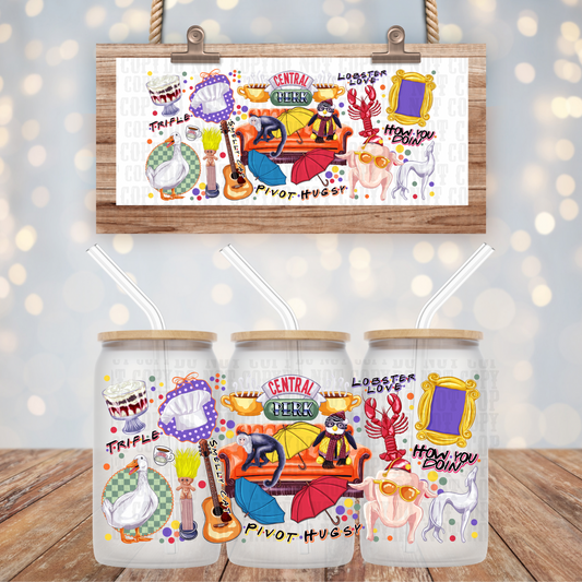 FRIENDS UV DTF CUP WRAP