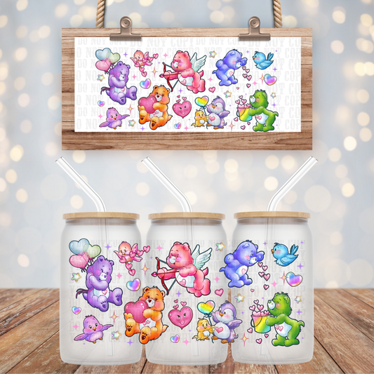LOVE BEARS UV DTF CUP WRAP