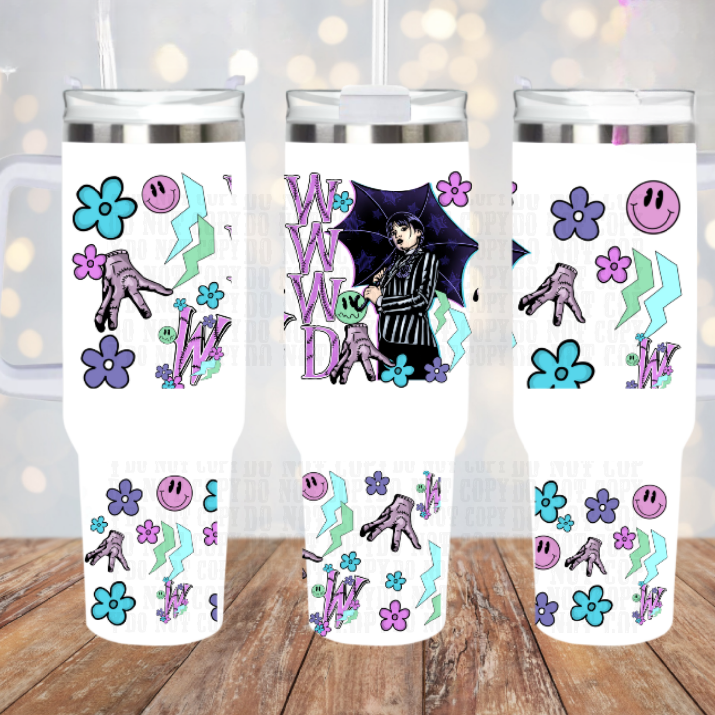 40oz RAINY WEDNESDAY UV DTF CUP WRAP