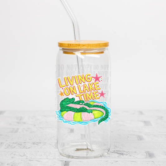 LIVIN THAT LAKE LIFE UV DTF DECAL