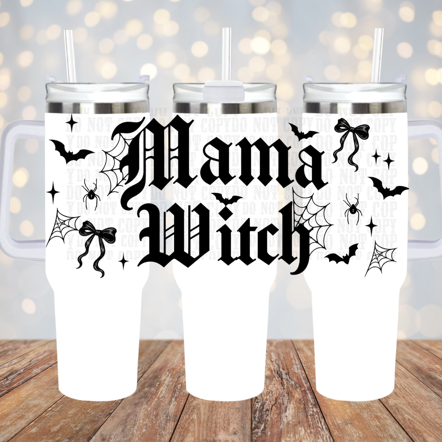 40oz MAMA WITCH UV DTF CUP WRAP - SHOP EXCLUSIVE BY CIERA