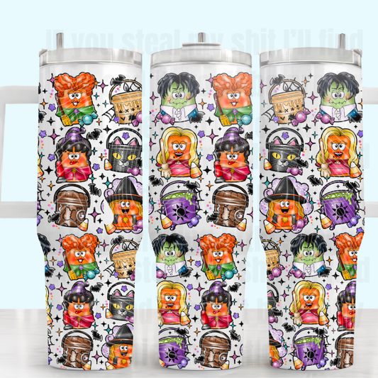 40oz HALLOWEEN NUGGIES UV DTF CUP WRAP