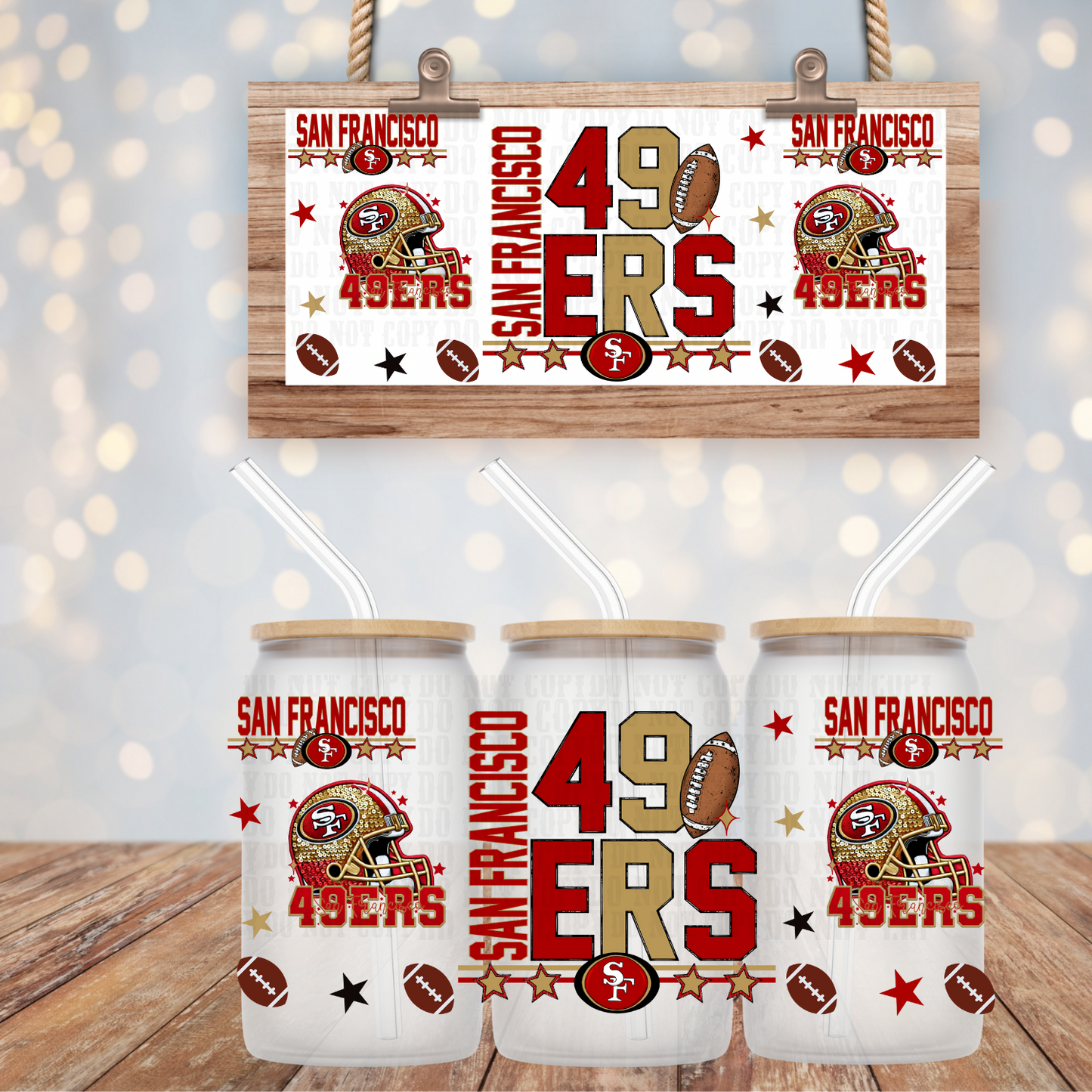 2025 STACKED FOOTBALL PRO BUNDLE UV DTF CUP WRAP-Shop Exclusive
