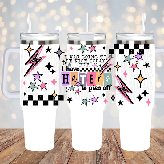 40oz HATERS UV DTF CUP WRAP