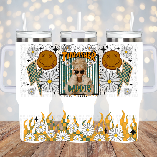 40oz THRASHER BADDIE UV DTF CUP WRAP TOP & BOTTOM