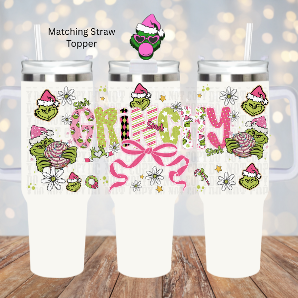 40oz PATCH WORK GRUMPY UV DTF CUP WRAP