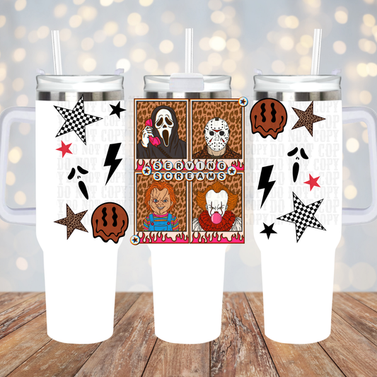 40/50oz LEOPARD HORROR BOX UV DTF CUP WRAP-SHOP EXCLUSIVE FROM CIERA