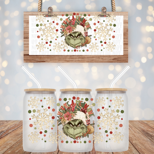 VINTAGE GRUMP UV DTF CUP WRAP