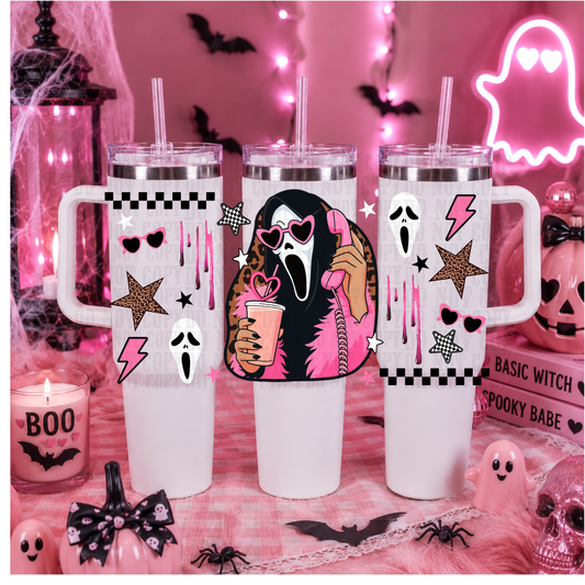 40/50oz PINK HORROR BUNDLE UV DTF CUP WRAP-SHOP EXCLUSIVE FROM CIERA
