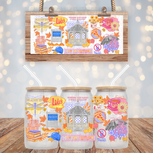 STARS HALLOW GILMORE GIRLS  UV DTF CUP WRAP