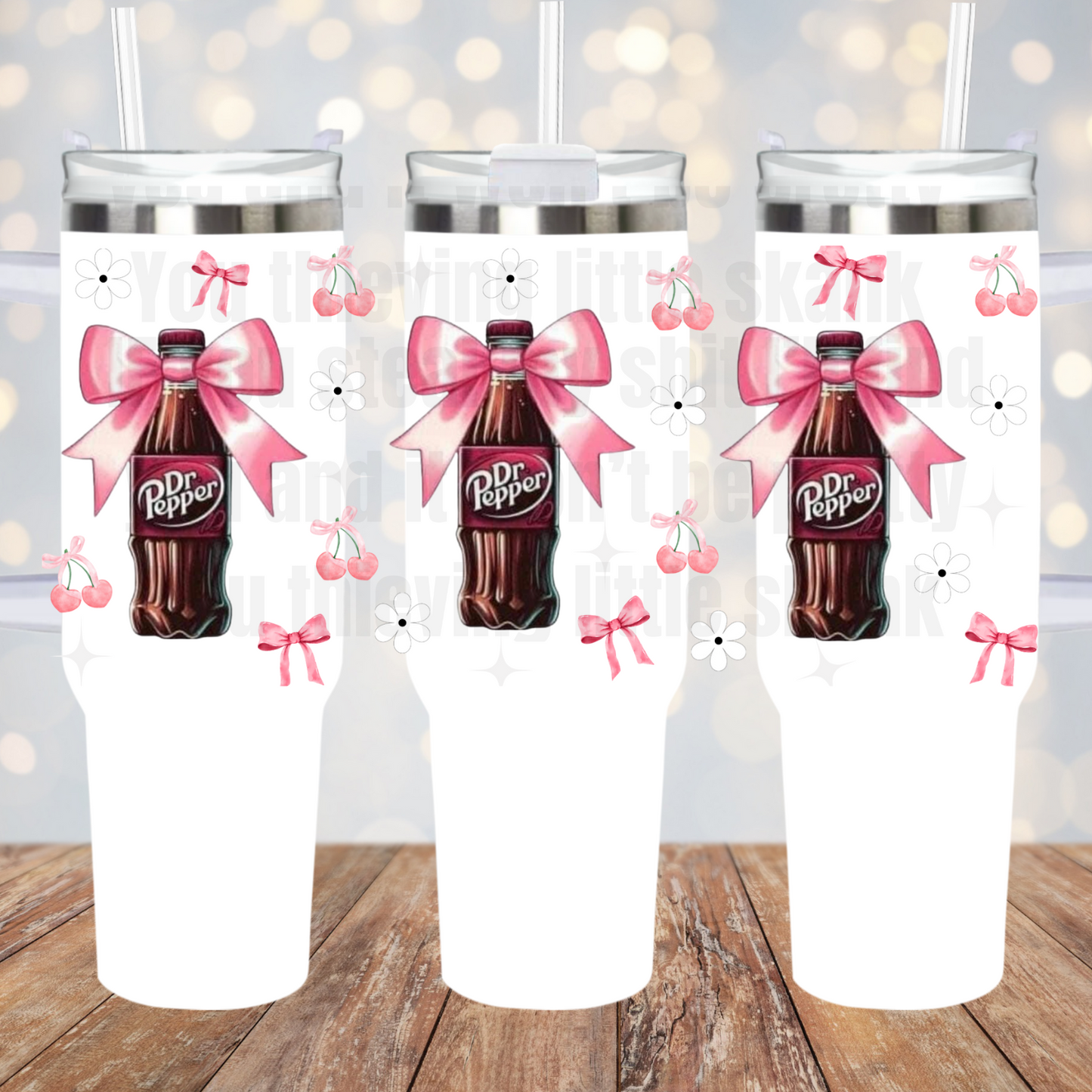 40oz DP COQUETTE UV DTF Cup Wrap - SHOP EXCLUSIVE