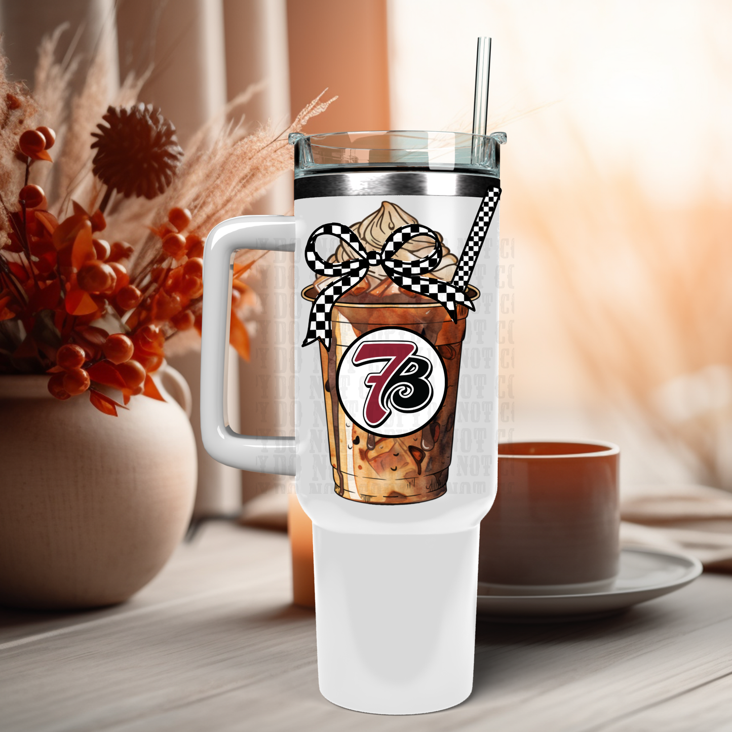 40oz COQUETTE 7 BREW DTF CUP DECAL