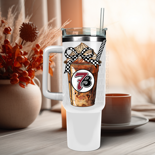40oz COQUETTE 7 BREW DTF CUP DECAL