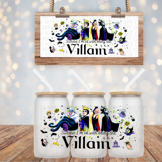 VILLAIN  UV DTF CUP WRAP