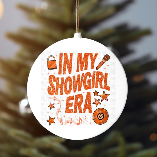 SHOW GIRL ERA ORNAMENT UV DTF DECAL