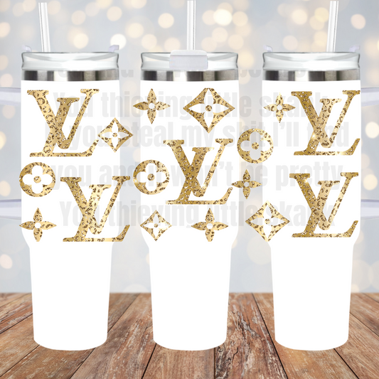 40oz BOUJEE CHEETAH UV DTF CUP WRAP - SHOP EXCLUSIVE