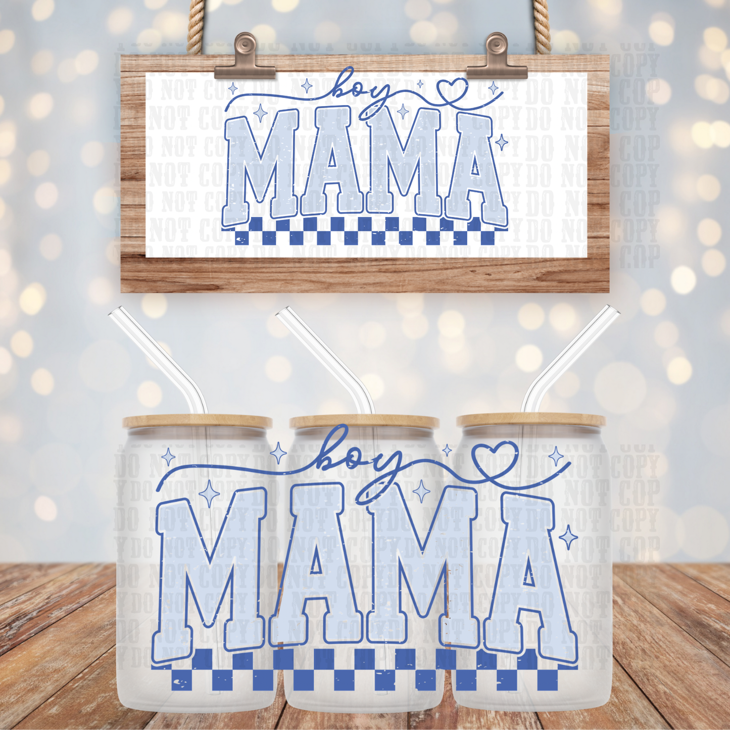 COQUETTE BOY MAMA UV DTF CUP WRAP - SHOP EXCLUSIVE FROM CIERA