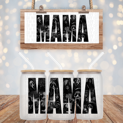 MAMA HORROR BUNDLE UV DTF CUP WRAP- SHOP EXCLUSIVE BY CIERA
