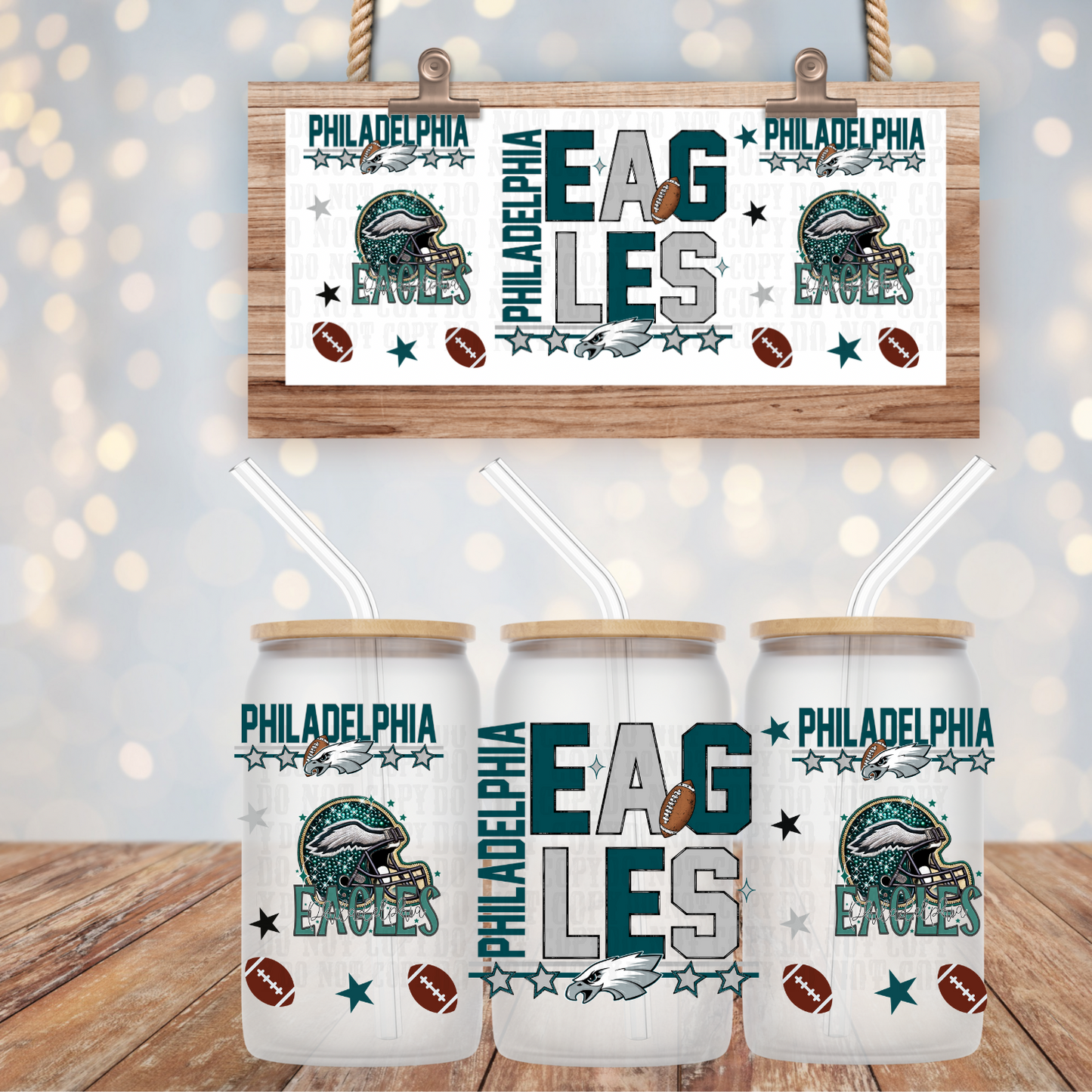 2025 STACKED FOOTBALL PRO BUNDLE UV DTF CUP WRAP-Shop Exclusive