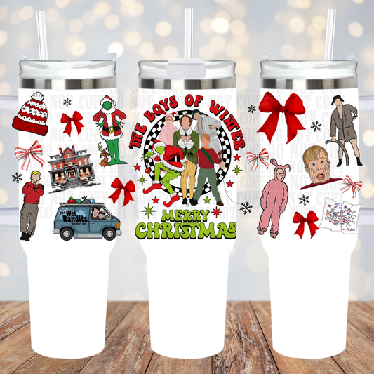 40oz BOYS OF WINTER UV DTF CUP WRAP