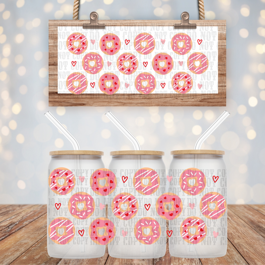 DONUT LOVE  UV DTF CUP WRAP