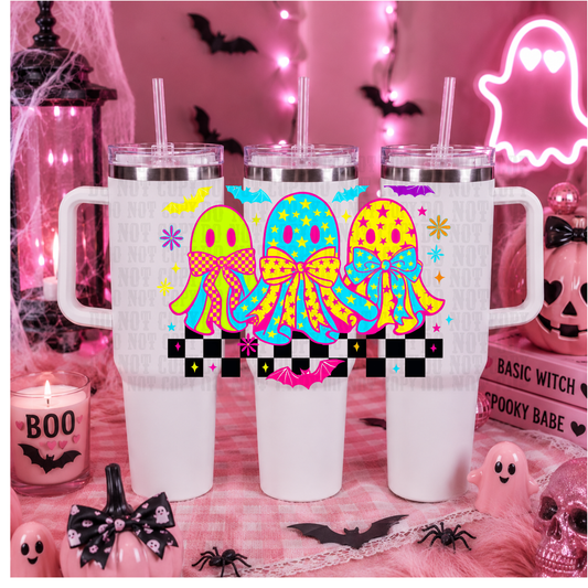40/50oz NEON GHOSTIES UV DTF CUP WRAP