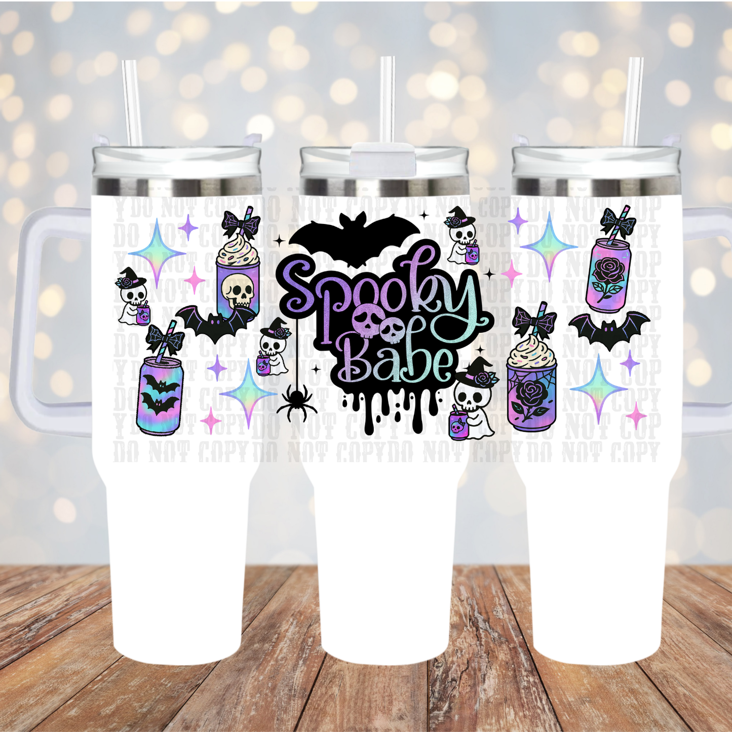 40/50oz SPOOKY BABE UV DTF CUP WRAP
