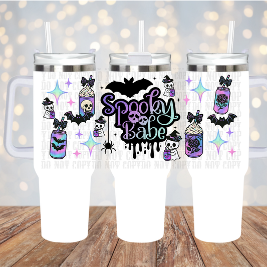 40/50oz SPOOKY BABE UV DTF CUP WRAP